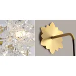 Бра Хрустальный Цветок Лотоса Lotus flower Wall Clear Glass B от ImperiumLoft