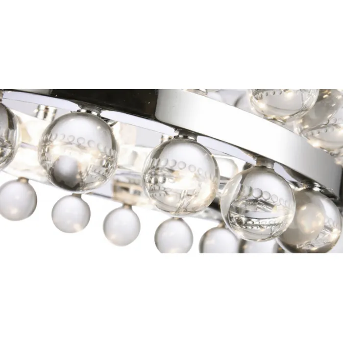 Sacramento Transparent Balls Two Circle Chandelier  от ImperiumLoft
