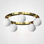 Потолочный светильник WREATH 5 D65 Золото, Матовый от ImperiumLoft