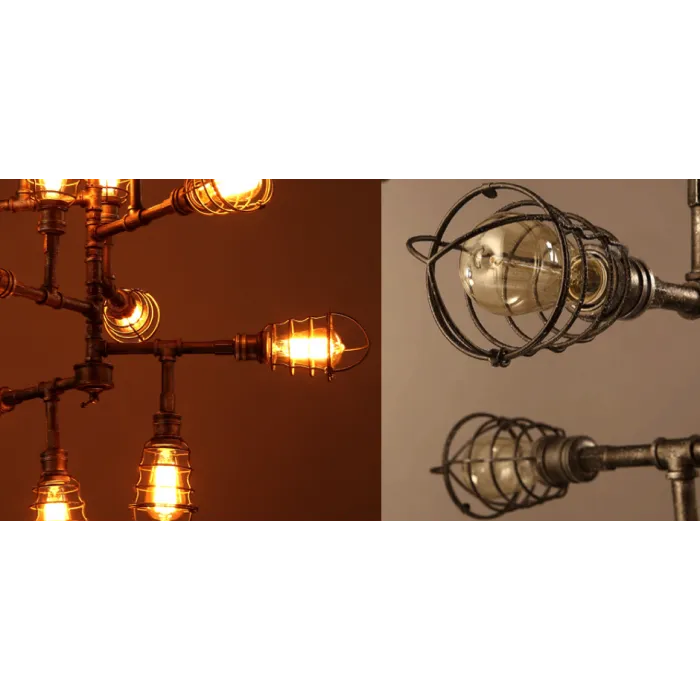 Подвесной светильник Loft Industrial Sputnik 12 Retro от ImperiumLoft