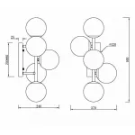 Бра White Balls Sconces от ImperiumLoft