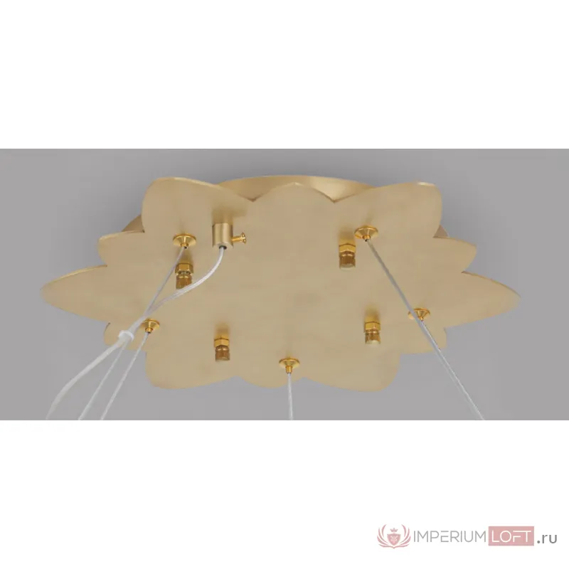 Большая Люстра Хрустальные Цветы Лотоса Lotus flower Clear Glass lamp 15 от ImperiumLoft