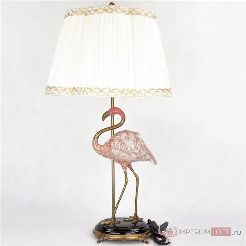 Настольная лампа Pink Flamingo Lamp от ImperiumLoft