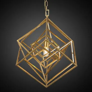 Подвесной светильник CUBIST Chandelier Gold 1 bulbs