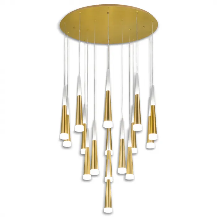 Люстра Vibia Slim Jordi Vilardell Gold Cascade 16 от ImperiumLoft