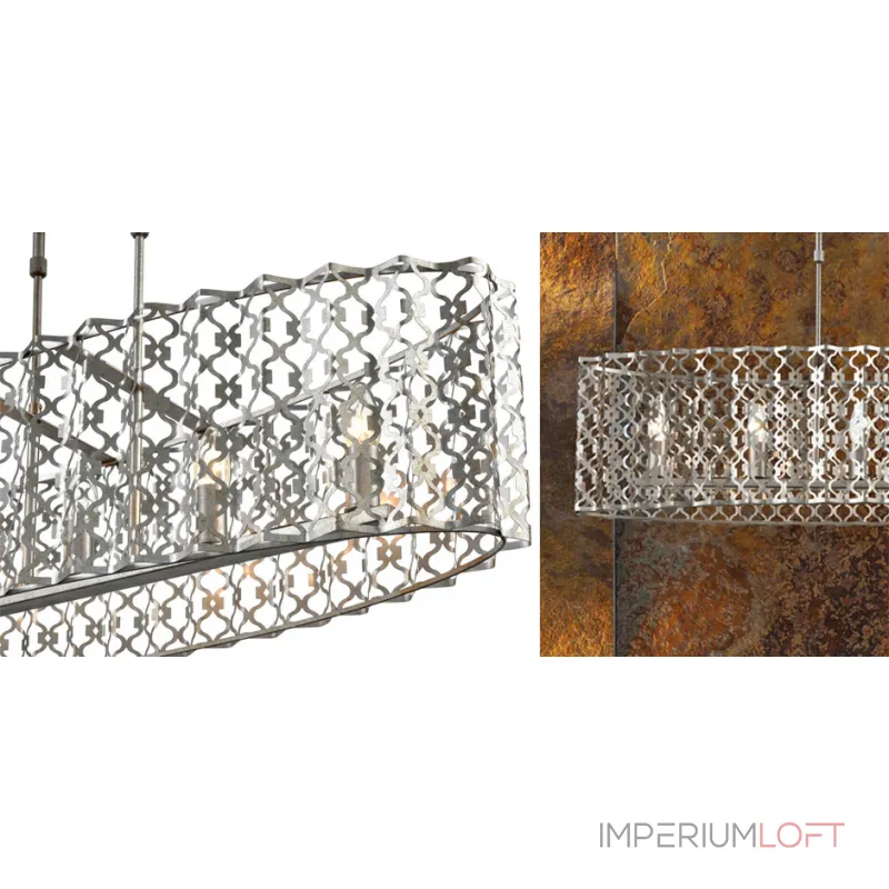 Подвесная люстра Arabesque Quatrefoil Drum