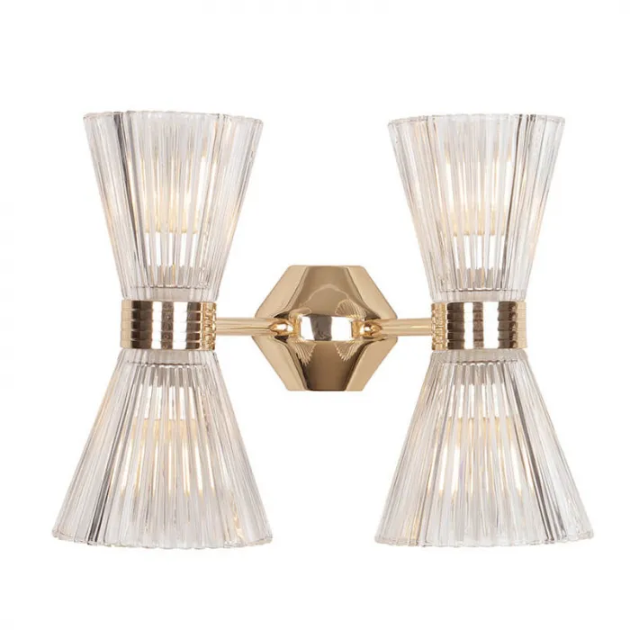 Бра Glass Horn Light gold 4 от ImperiumLoft