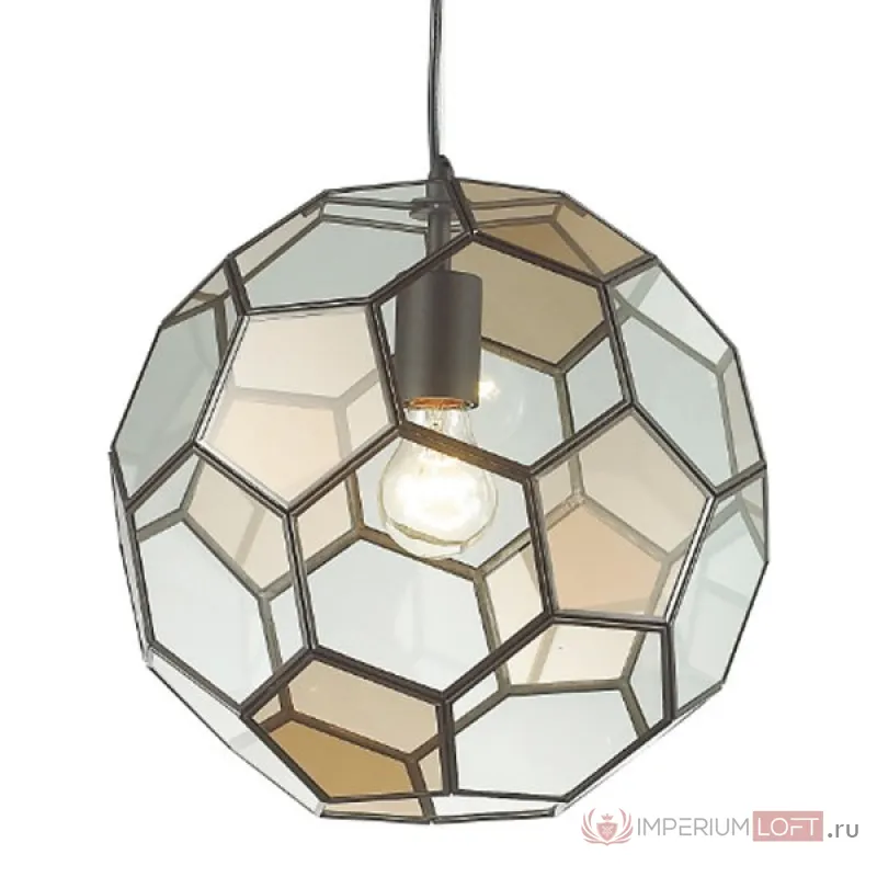 Подвесной светильник Glass & Metal Cage Pendant Globe Multi от ImperiumLoft