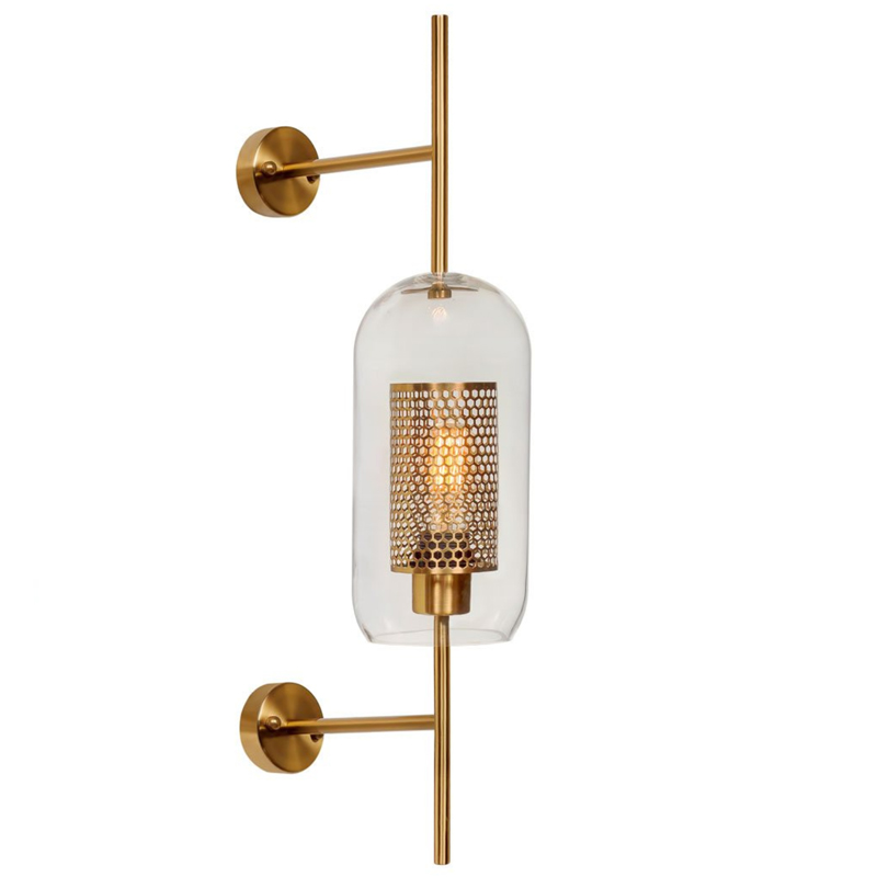 Бра Perforation Wall Lamp Gold 67 от ImperiumLoft