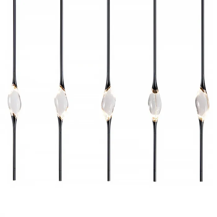 Подвесной светильник Il Pezzo 12 Rectangle Chandelier Black от ImperiumLoft