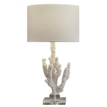 Настольная лампа Белый коралл medium