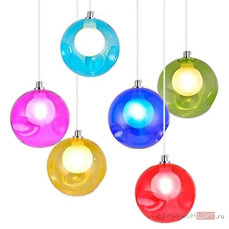 Подвесной светильник Bocci 28 multicolored bubbles single от ImperiumLoft