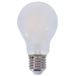 Белая матовая лампочка LED E27 6W