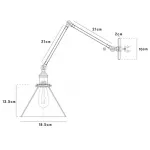 Бра Gloce Cone Shade Loft Industrial Red от ImperiumLoft