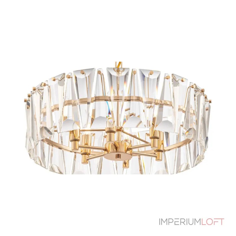 Подвесная люстра Ruby Crystal Chandelier Gold 53 Подвесная люстра Ruby Crystal Chandelier Gold 53