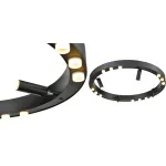 Потолочная люстра Rigor & Conciseness Lighting Black Disk