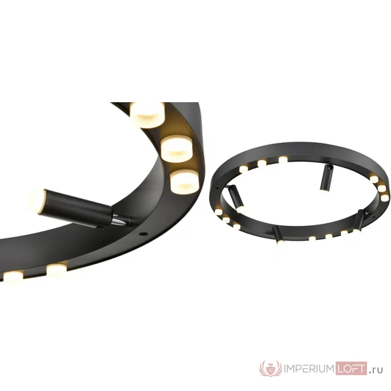 Потолочный светильник Rigor & Conciseness Lighting Black Disk от ImperiumLoft