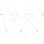 Wireflow LED White Suspension lam 3 патрона от ImperiumLoft