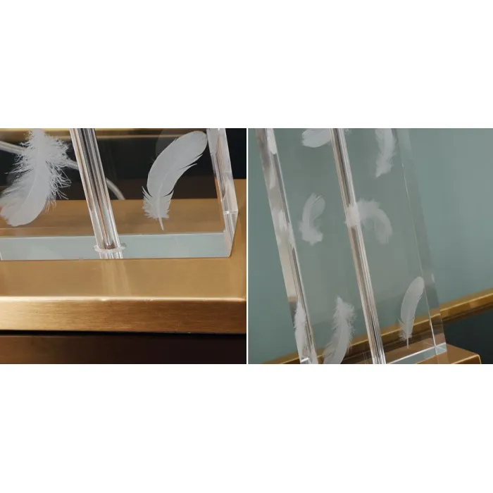 Настольная лампа Frozen Feathers от ImperiumLoft