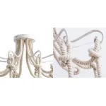 Подвесная люстра Loft Rope Light White 8