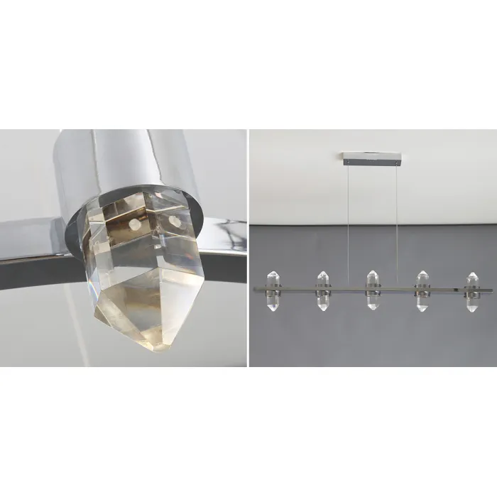 Люстра large Crystal Line Chromium от ImperiumLoft
