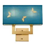 Бра с бабочками Butterflies Blue Background Wall Lamp 2 от ImperiumLoft