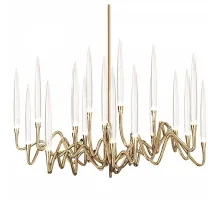 Люстра Il Pezzo 3 Round Chandelier Brass and Crystals