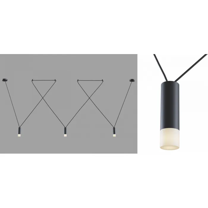 Wireflow LED White Suspension lam 3 патрона от ImperiumLoft