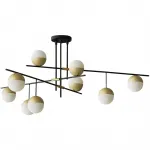 Люстра Balls white & brass 9 от ImperiumLoft