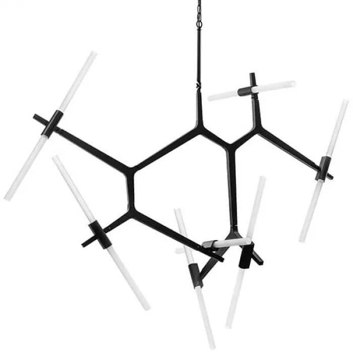 Люстра Агнес Chandelier Black 14 от ImperiumLoft