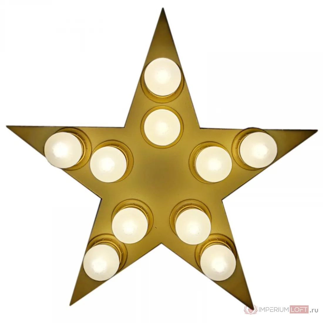 ✓ Настенный светильник Star золотая звезда от LoftConcept по оптовым ценамс быстрой доставкой по России