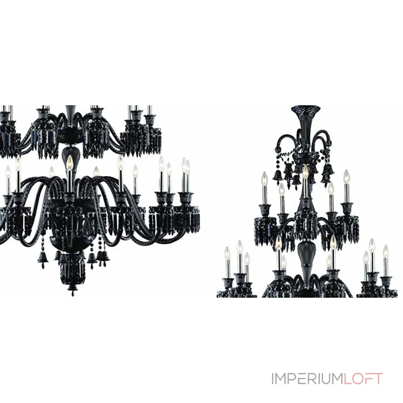 Подвесная люстра BACCARAT Zenith Midnight Chandelier 35 Подвесная люстра BACCARAT Zenith Midnight Chandelier 35