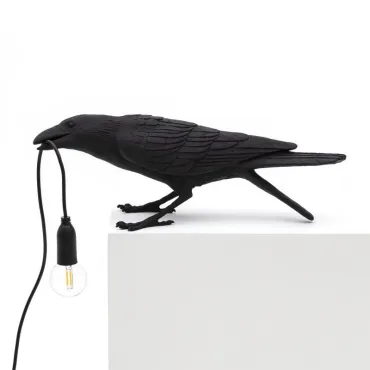 Настольная лампа Seletti Bird Lamp Black  Playing от ImperiumLoft