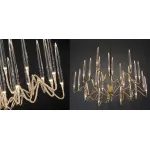 Люстра Il Pezzo 3 Round Chandelier Brass and Crystals от ImperiumLoft