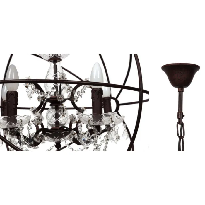 Люстра Foucault's Orb Crystal Chandelier 50 от ImperiumLoft