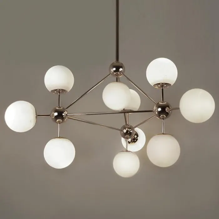 Люстра Modo Chandelier White Glass L10 от ImperiumLoft