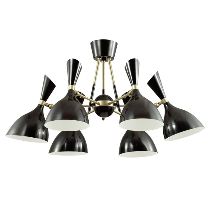Потолочный светильник Duke Chandelier 6 black от ImperiumLoft