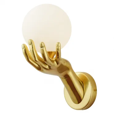 Настенный светильник Золотая рука Gold Hand Wall lamp  от ImperiumLoft