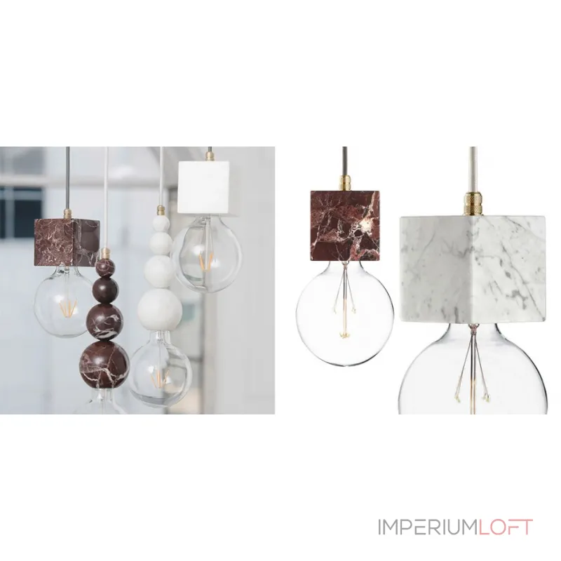 Подвесной светильник MARMOR VELDI Bianco designed in 2015 от ImperiumLoft Подвесной светильник MARMOR VELDI Bianco designed in 2015 от ImperiumLoft