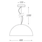 Подвесной светильник Uneven Edge Loft Pendant lamp 3