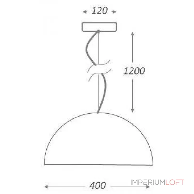 Подвесной светильник Uneven Edge Loft Pendant lamp 3
