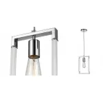 Подвесной светильник Transparent Strips Chromium One от ImperiumLoft