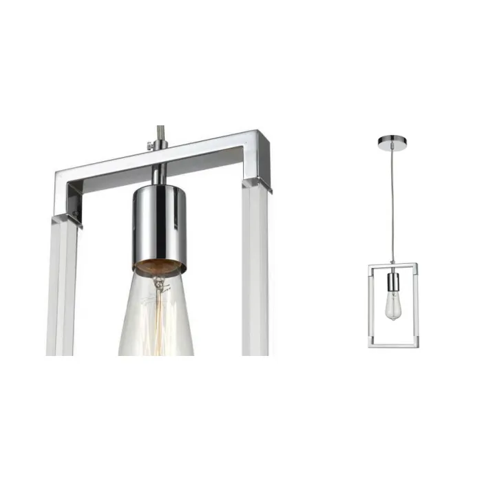 Подвесной светильник Transparent Strips Chromium One от ImperiumLoft