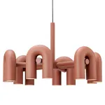 Подвесная люстра Cirkus AGO Lighting pink 4-6