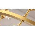 Большая Люстра Хрустальные Цветы Лотоса Lotus flower Clear Glass lamp 15 от ImperiumLoft