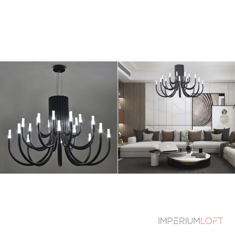 Подвесная люстра LAURA D287 Black Подвесная люстра LAURA D287 Black