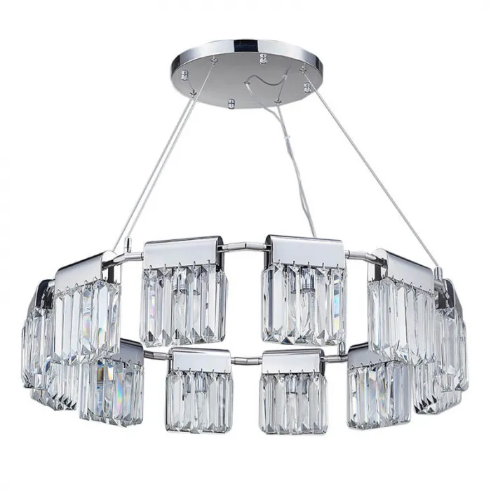 Люстра Crystal Pendants chrome 12 от ImperiumLoft