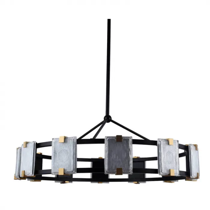 Люстра Rectangular Glass Plafon D85 от ImperiumLoft
