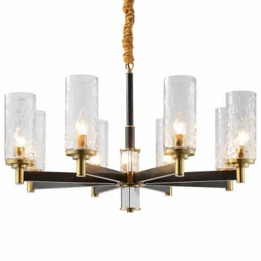 Люстра LIAISON ONE-TIER black and brass Chandelier 8 от ImperiumLoft