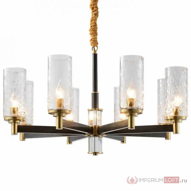 Люстра LIAISON ONE-TIER black and brass Chandelier 8 от ImperiumLoft